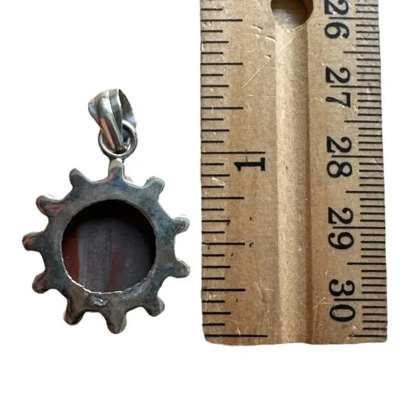 Snakeskin Jasper Solid 925 Sterling Silver Pendant - Picture 2 of 3